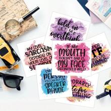 6 Cái/bộ Báo Giá Tích Cực UV DTF Chuyển Miếng Dán Ly Thủy Tinh Libbey Cốc Thủy Tinh DIY Bọc Chuyển Miếng Dán Cho Cốc Thủy Tinh 16oz Nhãn Dán Chống Thấm Nước Nhãn Dán Chai Nhãn Dán Dính-Chất Lượng Cao - Nhiều màu - Xem 4