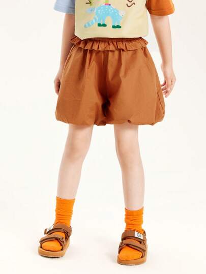 mini bala Young Girls Children's Cute  Pants 24 Summer New Product