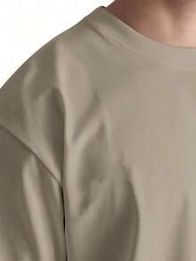 Men T-Shirts - 卡其色 - 查看 3