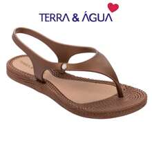 Women Flat Sandals - 銅色 - 查看 3