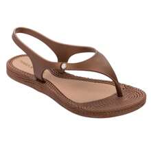 Women Flat Sandals - 銅色 - 查看 2