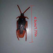 1pc Simulation Cockroach Toy Realistic Prank Insect Toy, Must-Have For Joking With Girlfriend - Multicolor - View 2