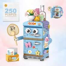 A Set Of Small Particle Assembly DIY Toy Building Blocks, Sweetheart Series Of Style, Old Household Appliances Including Refrigerators, TVs, Fans And Washing Machines, Suitable For Back To School, New Year, Easter, Valentine's Day, Birthdays And Other Festivals. Can Be Used For Creative Home DIY Decoration, Artistic Living Room And Bedroom Decoration. Also A Creative Home DIY Decoration Puzzle Combination Toy Bouquet, Suitable For Valentine's Day, Spring Festival, School Gifts And Other Occasions. The Interesting Building Blocks Can Be Used For Creative Home DIY Decoration, Interesting Small Challenge Building Blocks To Exercise Hands-On And Brain Skills. It Is A DIY Creative Home Decoration And Room Decoration For Toys For Adults, And A Gift For Festivals And Occasions Such As Birthdays, Easter, Mother's Day, Father's Day, Etc. Please Follow Our Store To Get The Latest Information On New Products. Room Decoration