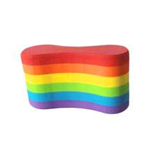 1pc EVA Pull Buoy Swimming Training Aid Tool For Kids And Adults, Rainbow-Shaped Float Board For Leg Training, Quick-Drying And Long-Lasting, Ideal For Upper Body Workout, Lightweight, Durable, Soft, And Comfortable Pool Float - Color - View 6