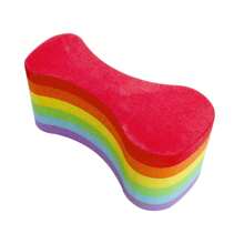 1pc EVA Pull Buoy Swimming Training Aid Tool For Kids And Adults, Rainbow-Shaped Float Board For Leg Training, Quick-Drying And Long-Lasting, Ideal For Upper Body Workout, Lightweight, Durable, Soft, And Comfortable Pool Float - Color - View 7