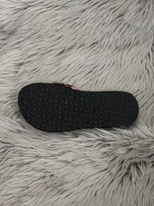 Kate Miuch New Original Design French Retro Elegant Versatile Sweet Fairy Style Slippers. Seaside Gathering Sexy Charming High End Comfortable And Lightweight Black Leopard Pattern Round Toe Flip Flops Flip-Flop.