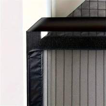 1PC Magnetic Mesh Curtain With Hook-And-Loop Multifunctional Soft Mosquito-Proof Gauze Door Screen Window Household Partition Magnet Self-Priming Mesh - Black - View 9