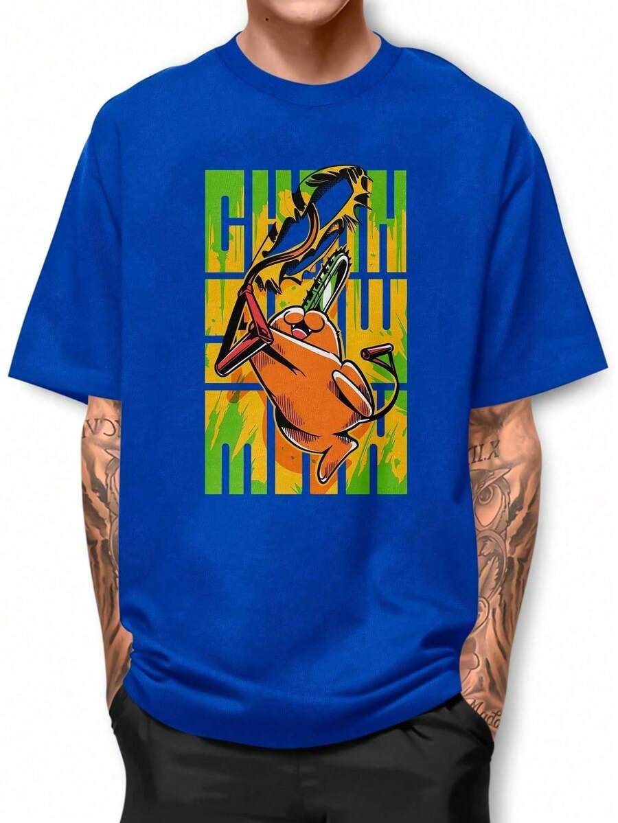 Men T-Shirts - Xanh đậm - Xem 1