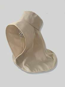 1 件装太阳帽，带可调节铝丝帽檐、马尾辫孔和宽帽檐，防晒，多用途渔夫帽，适合海滩度假、户外运动和休闲装 - 彩色 - 查看 14