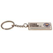 Manchester City FC Street Sign Keyring (White/Black) - Black - View 2