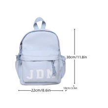 Ba lô nữ cỡ nhỏ, đơn giản và thời trang, màu trơn, ba lô du lịch nhỏ và nhẹ dành cho sinh viên đại học - Màu xanh lam - Xem 6