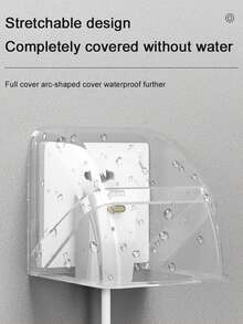 Transparent 86 Type Waterproof Switch Box Cover, Surface-Mounted Or Concealed, Foldable And Stretchable, Suitable For Charging Piles, Rainproof And Splash-Proof Box - Type 86 - View 5