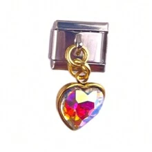1 pieza Componente de pulsera de  de acero inoxidable al estilo de ojo maligno de Italia lindo y desmontable adecuado para la construcción de bricolaje