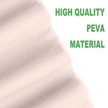 Khăn trải bàn bằng nhựa, 2 chiếc, dùng một lần, kích thước 54" X 108", nhiều màu, dùng cho tiệc sinh nhật, tiệc cưới, đính hôn, tiệc cô dâu, tiệc đứng, vừa vặn với bàn hình chữ nhật dài tới 8ft, tiệc Giáng sinh - nhiều màu - Xem 3