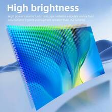 1pc Portable Smart HD Wireless Projector, Home 1080p Cinema Projector, Built-In HIFI Speakers, Bluetooth Wireless Screen Sharing, Enhance Your Gaming/Video Experience, Gift, For Home/Office/Outdoor Smart Projector - View 9