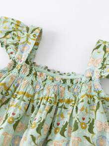 mini bala Set vestă și pantaloni scurți pentru fete tinere Set din două piese Baby Summer Sweet Set cu mâneci scurte pentru copii