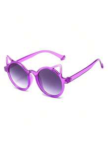 4pcs Children's Fashion Glasses Set, Decorative Daily Fashion Glasses, Retro Round Baby Glasses - Multicolor - View 7