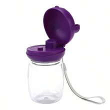 300毫升便攜式寵物水瓶，室外旅行用飲水杯帶掛繩，適用於小型和中型貓狗，寵物用品 - 彩色 - 查看 10