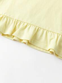 mini bala Camiseta de manga corta para niñas pequeñas, bebés e infantes con estampado dulce, transpirable, parte superior para niños