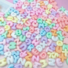 10/30/50pcs Mixed Multi-Color Resin Alphabet Letters, Flat Bottom, Mini ABCD English Style, For DIY Jewelry Making, Earrings, Phone Cases, Hair Accessories, Keychains, Charms Decoration
