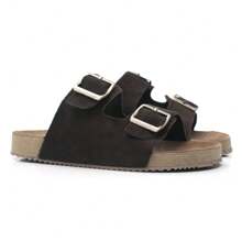 Women Flat Sandals - màu đen - Xem 3