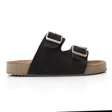 Women Flat Sandals - màu đen - Xem 2