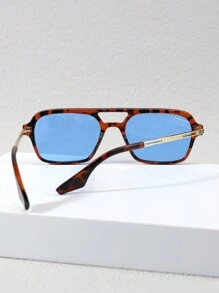 1 件男女通用镂空金属镜腿时尚眼镜，适合派对、街拍、海滩和海滩配饰，眼镜色调看起来街头风格，适合毛衣夹克运动衫连帽衫皮裤和工装裤，适合夏季海滩度假、户外、旅行 - 彩色 - 查看 7