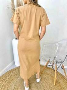 Women Dresses - Lạc đà - Xem 1