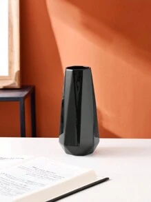 1 个塑料花瓶，牢不可破的花瓶创意家居装饰适用于婚礼派对节日、装饰品、礼品、家居装饰、万圣节装饰、装饰品、厨房装饰 - 黑色 - 查看 2