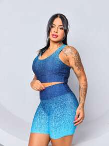 Women Sports Sets - Wander Blue - View 2
