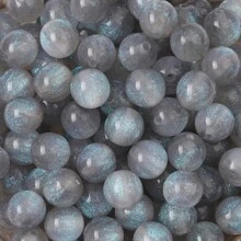 8/10/12mm Starry Mermaid Princess Fine Flash Resin Through-Hole Loose Beads For Jewelry Making DIY Necklace Bracelet Phone Chain Beaded Craft Supplies - Multicolor - View 15