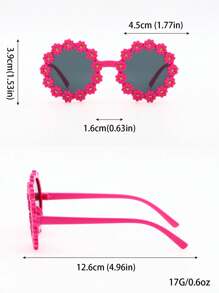 6 件装可爱儿童简约时尚眼镜，适合男孩和女孩，可佩戴参加派对、户外旅行 - 彩色 - 查看 2