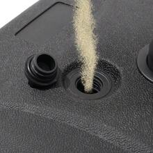 LIVINGANDHOME Living And Home PP Square Plastic Water And Sand Filled Freestanding Parasol Base - Black - View 8