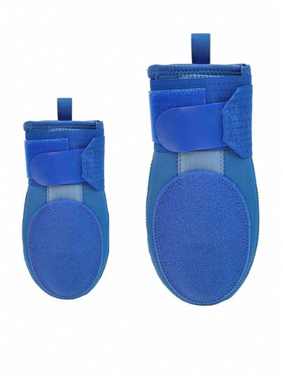 1pc Black Polyester Left/Right Hand Sports Protective Glove For Baseball Training