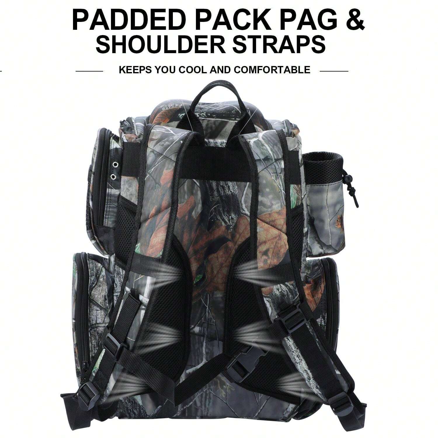 SOUGAYILANG Sougayilang Fishing Tackle Backpack, Waterproof Fishing