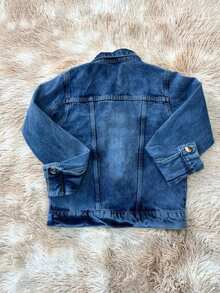 Women Denim Jackets & Coats - 中等水洗藍 - 查看 2