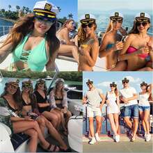 Conjunto de accesorios de disfraz de capitán marinero - Traje capitán marinero 5 piezas - Ver 5