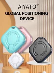 Trình theo dõi GPS mini màu hồng Tương thích với Apple Thẻ thông minh Tìm ứng dụng của tôi Thiết bị theo dõi trình tìm kiếm tương thích Bluetooth cho chìa khóa hệ thống iOS Túi ví - Hồng - Xem 1