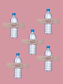10pcs Party Water Bottle Labels - Multicolor - View 6