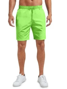 Men Beach Shorts - Màu xanh chanh - Xem 2