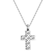 1 Máy Tính Nữ Mặt Dây Chuyền Vòng Cổ, S925 Chất Liệu Bạc, VVS1 Đá Moissanite Chữ Thập Hình Mặt Dây Chuyền Kim Cương Giả, Trang Sức Cô Dâu - 3 cara - Xem 3
