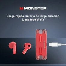 Monster XKT08 Wireless Headphone BT5.3 ORIGINAL - Red - View 4