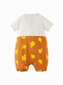 mini bala Unisex Kinder Baby Romper 2 in 1 Krabbel-Kleidung Sommer