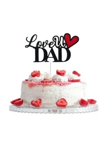 10pcs, Father's Day Cake Toppers, Dad's Birthday/Father's Day Cake Decorations "Best Dad"Super Dad""Cool Dad"And"Love YOU Dad"For Father's Birthday Party - 10pcs Cake Toppers - View 7