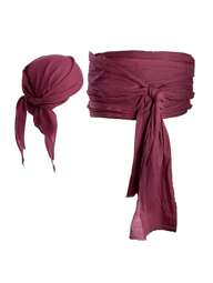 Piratenkopftuch, Hut und Accessoires für Halloween, Piraten Gürtel, weiche Materialdekorationen