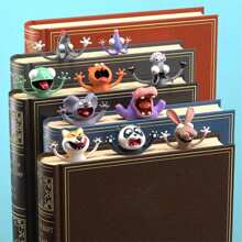 1入組3d卡通動物書籤,新奇有趣、可愛卡通動物形狀、文具、禮品、派對小禮物、學生必備 - 彩色 - 查看 1