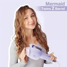 Waflera Onduladora De Cabello Ondas De Sirena Bh Sin Caja - Morado - Ver 4
