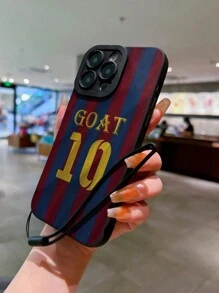 Compatible With Apple Phone Charm Precision Hole Straight Edge Colorful Painted Anti-Drop Phone Case With Wrist Strap, Compatible With IPhone XR/7/8, 15 Pro Max, 13, 14, 11 Soft Case, Compatible With Galaxy S24, Compatible With Galaxy S24+, Compatible With Galaxy S24 Ultra, Compatible With Galaxy S22, Compatible With Galaxy A13 4G, Compatible With Galaxy A52, A52s 5G, Compatible With Redmi Note 11, 11 Lite Waterproof Shockproof Scratch Resistant,International Version, Not The Domestic Version - Multicolor - View 2