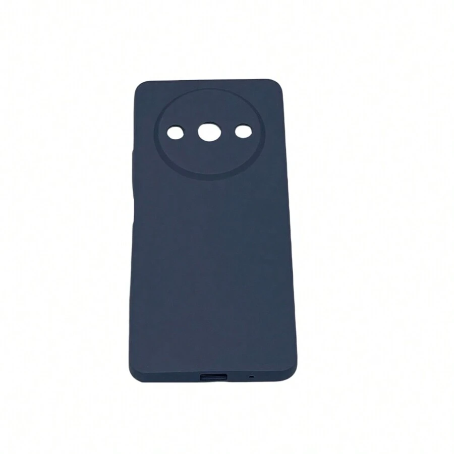 Capa Capinha REDMI A3 case Silicone Aveludado - A3-Azul-escuro - Visão 1