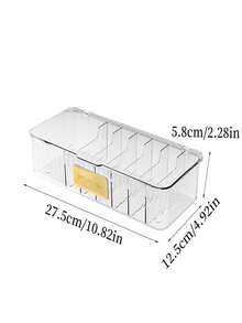 1入組多功能桌面收納盒，可用於妝容、口紅、眼影、髮圈、耳機、手機充電器、數據線等物品收納 - 彩色 - 查看 14